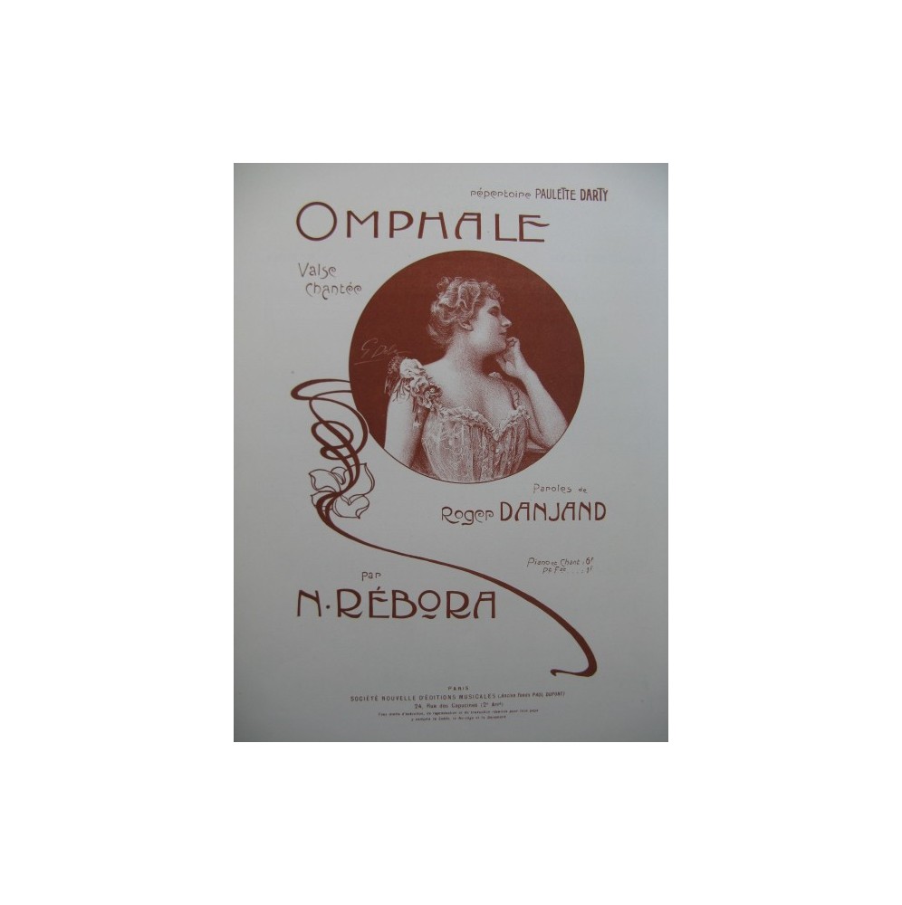 RÉBORA N. Omphale Chant Piano