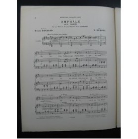 RÉBORA N. Omphale Chant Piano