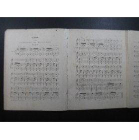 HENRION Paul Si Loin Mélodie Chant Piano 1848
