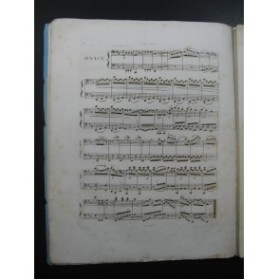 BEETHOVEN Sonate op 6 Piano 4 mains ca1830