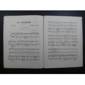 GODARD Benjamin La Vivandière No 1 Chanson de Marche Chant Piano 1895