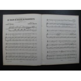 COLLIN Lucien Le Grain de Beauté de Marguerite Chant Piano XIXe