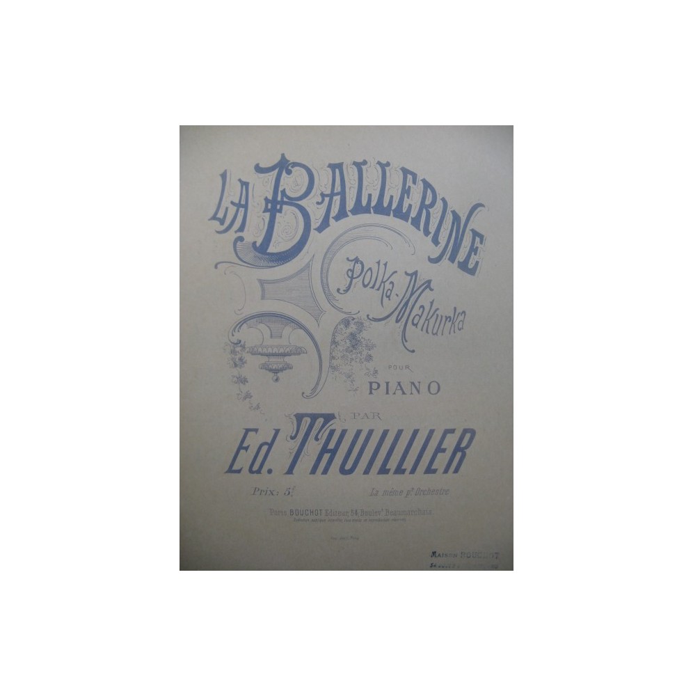 THUILLIER Ed. La Ballerine piano