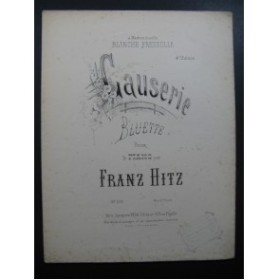 HITZ Franz Causerie piano