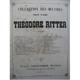 RITTER Théodore Les Courriers piano