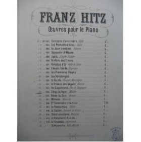 HITZ Franz L'Ange du Foyer Piano