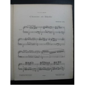 HÜE Georges Chasse et Idylle Piano