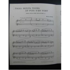 BITSCH Marcel Trois Petits Tours et puis s'en vont piano
