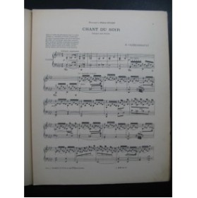 CLERAMBAULT E. Chant du Soir Piano