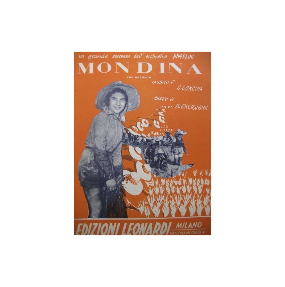 CONCINA C. Mondina Chant Piano 1953