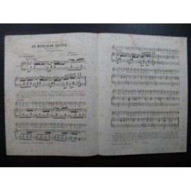 LINAS H. Un Monsieur Triste Butscha Chant Piano ca1880