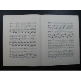 BUSSER Henri Dans le Jardin d'Amour Chant Piano 1900