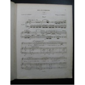 CHERET P. Dix ans d'absence Chant Piano ca1840