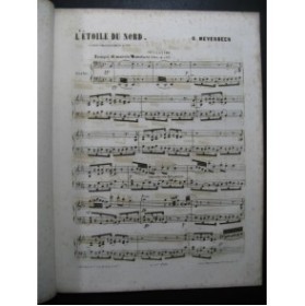 MEYERBEER G. L'Étoile du Nord Ouverture Piano ca1850