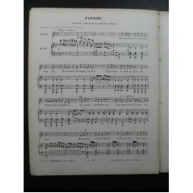 NADAUD Gustave Pandore Chant Piano XIXe