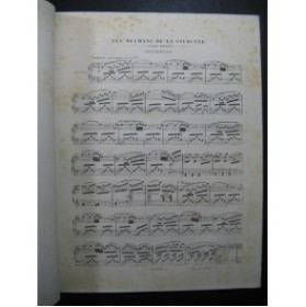 LABARRE Théodore Les Diamans de la Couronne Auber Ouverture Piano ca1850