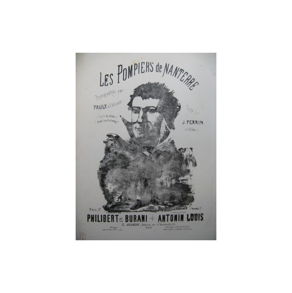 LOUIS Antonin Les Pompiers de Nanterre Chant Piano