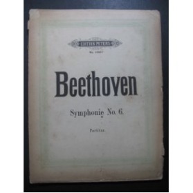 BEETHOVEN Symphonie No 6 op 68 Orchestre