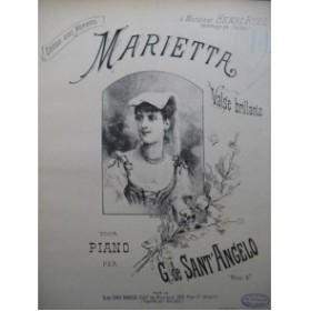 DE SANT'ANGELO G. Mariette Piano