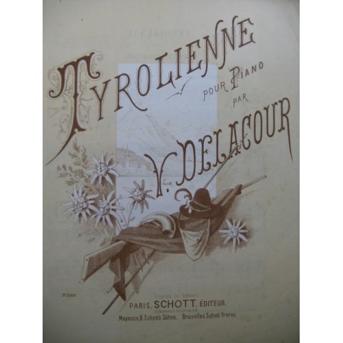 DELACOUR Victor Tyrolienne Piano