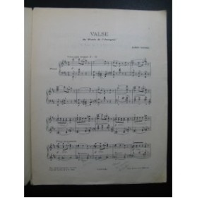 ROUSSEL Albert Valse du Festin de l'Araignée Piano 1947