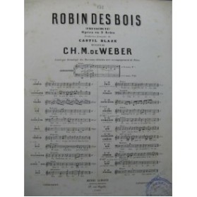 WEBER Robin des Bois No 13 bis Prière Chant Piano XIXe