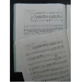 OSBORNE BÉRIOT Duo concertant Le Domino Noir Violon Piano ca1840
