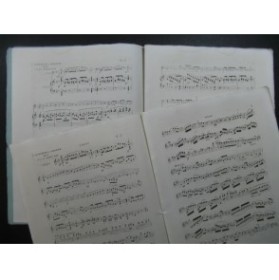 OSBORNE BÉRIOT Duo concertant Le Domino Noir Violon Piano ca1840