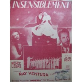 MISRAKI Paul Insensiblement Ray Ventura Chant Piano 1946