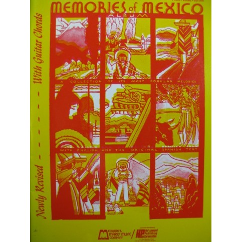 Memories of Mexico Album 15 pièces Chant Piano