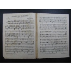 SCOTTO Vincent Garde tes Baisers Valse Chant Piano 1911