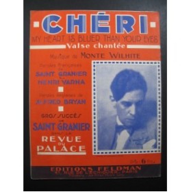WILHITE Monte Chéri My Heart is bluer than your eyes Chant Piano 1930