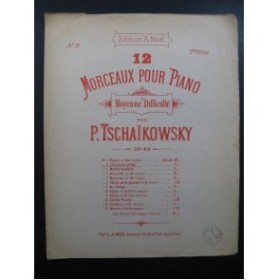 TSCHAIKOWSKY P. I. Chanson Triste Piano