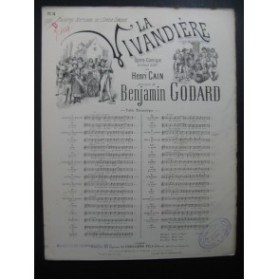 GODARD Benjamin La Vivandière No 11 Scène d'Amour Chant Piano 1895