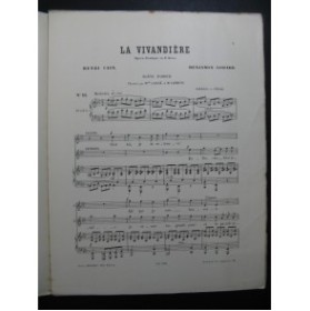 GODARD Benjamin La Vivandière No 11 Scène d'Amour Chant Piano 1895