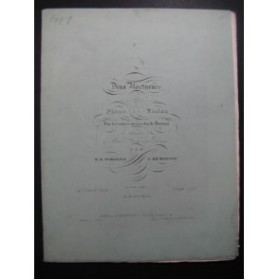 OSBORNE BÉRIOT Nocturne No 1 Violon Piano 1837