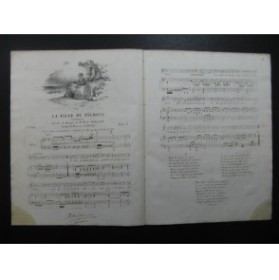 POISSON H. T. La Fille du Pêcheur Chant Piano ca1830