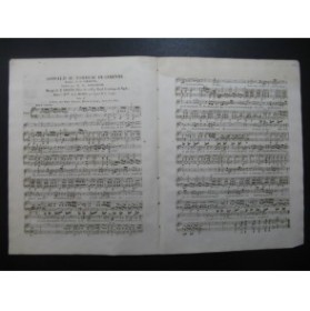 FAVALE P. Oswald au Tombeau de Corinne Chant Piano ca1840