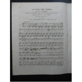 FAVALE P. Arietta per Camera Chant Piano ca1840