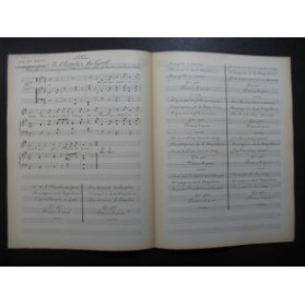 Le Chevalier du Guet Manuscrit Chant Piano 1916