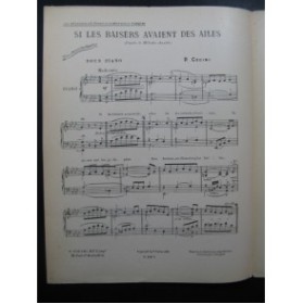 CODINI P. Si les Baisers avaient des Ailes Piano 1923