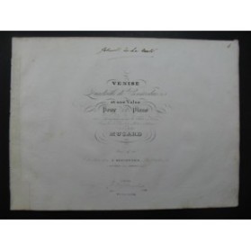 MUSARD P. Venise Quadrille de Contredanses Piano Cornet ca1835