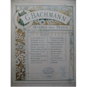 BACHMANN Georges Chanson Provençale Piano