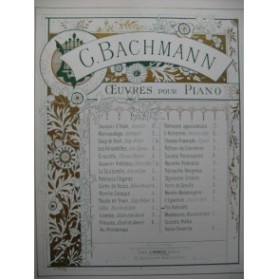 BACHMANN Georges Pas Redoublé Piano