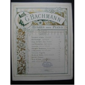 BACHMANN Georges Marche Cosaque Piano
