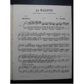 DE VILBAC Renaud La Mascotte Piano
