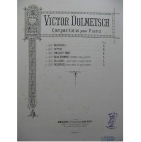 DOLMETSCH Victor Doux Serment Piano