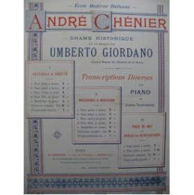 CHENIER André Muscadines et Muscadins Piano