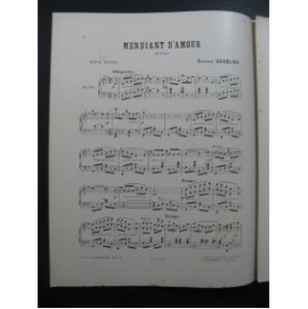 GOUBLIER Gustave Mendiant d'Amour Piano