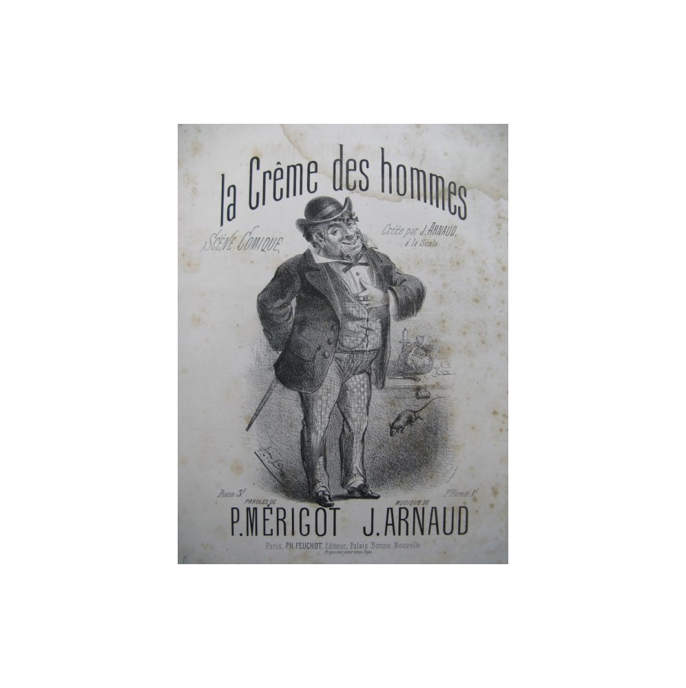 ARNAUD J. La Crème des Hommes Chant Piano XIXe